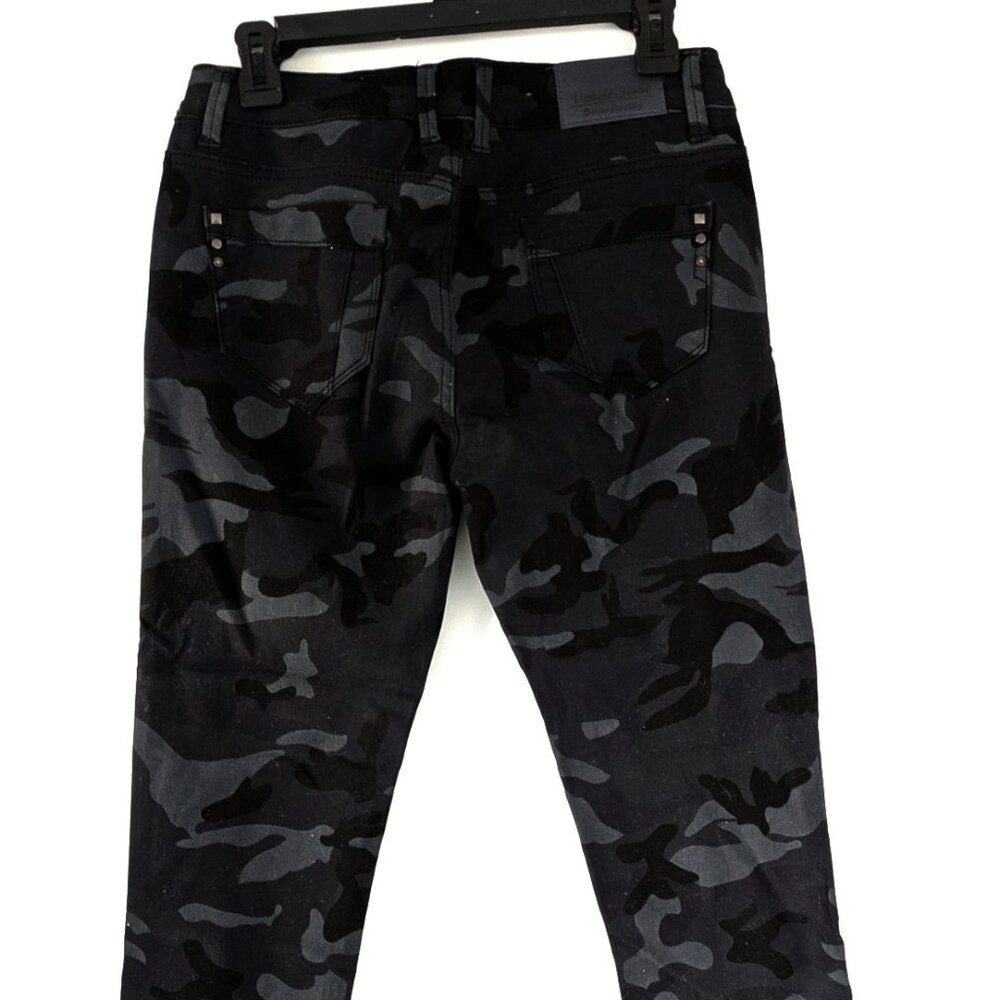 Vavell Skinny Women's Jeans - Black / Navy / Gray Camo - Size 29